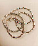Mini Beaded Bracelet (fall colors)