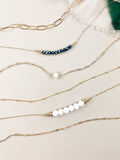 Solitaire Pearl Necklace