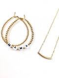 Curved  Bar Necklace