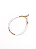 Mini White with Gold