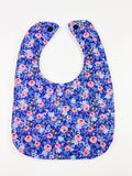Blue Floral Infant Bib