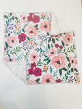 Floral Lovey Blanket