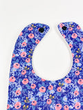 Blue Floral Infant Bib
