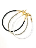 Matte Mini Beaded Bracelet