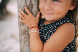 White Heart Bracelet