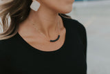 Matte Black Necklace