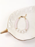 Name Bracelet with pink beads