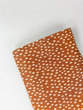 Rust Dot Bib and Burpcloth