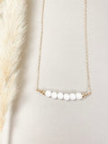 Matte White Necklace