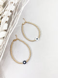 Gold with White Heart