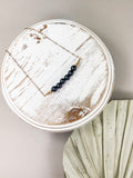 Matte Black Necklace