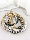 Gold with Black Heart