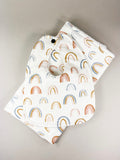 Rainbow Bib and Burpcloth