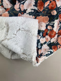 Winter Floral Lovey Blanket