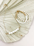 Matte White Necklace