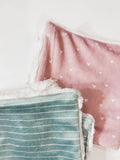 Mauve Heart Lovey Blanket