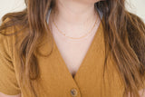 Long/short Gold Chain Necklace