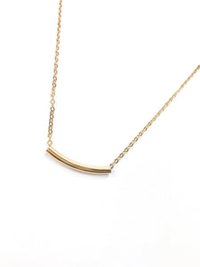 Curved  Bar Necklace