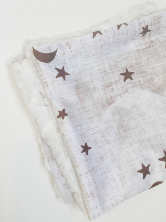 Moon and Stars Lovey Blanket