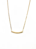 Curved  Bar Necklace