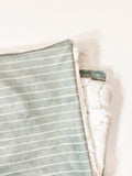 Sage Stripe Lovey Blanket
